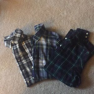 Lot of 3 J. Crew button down tops XS/0